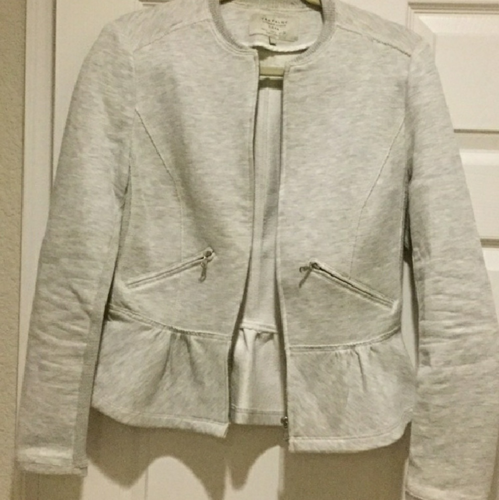 Zara Trafaluc Peplum Cardigan